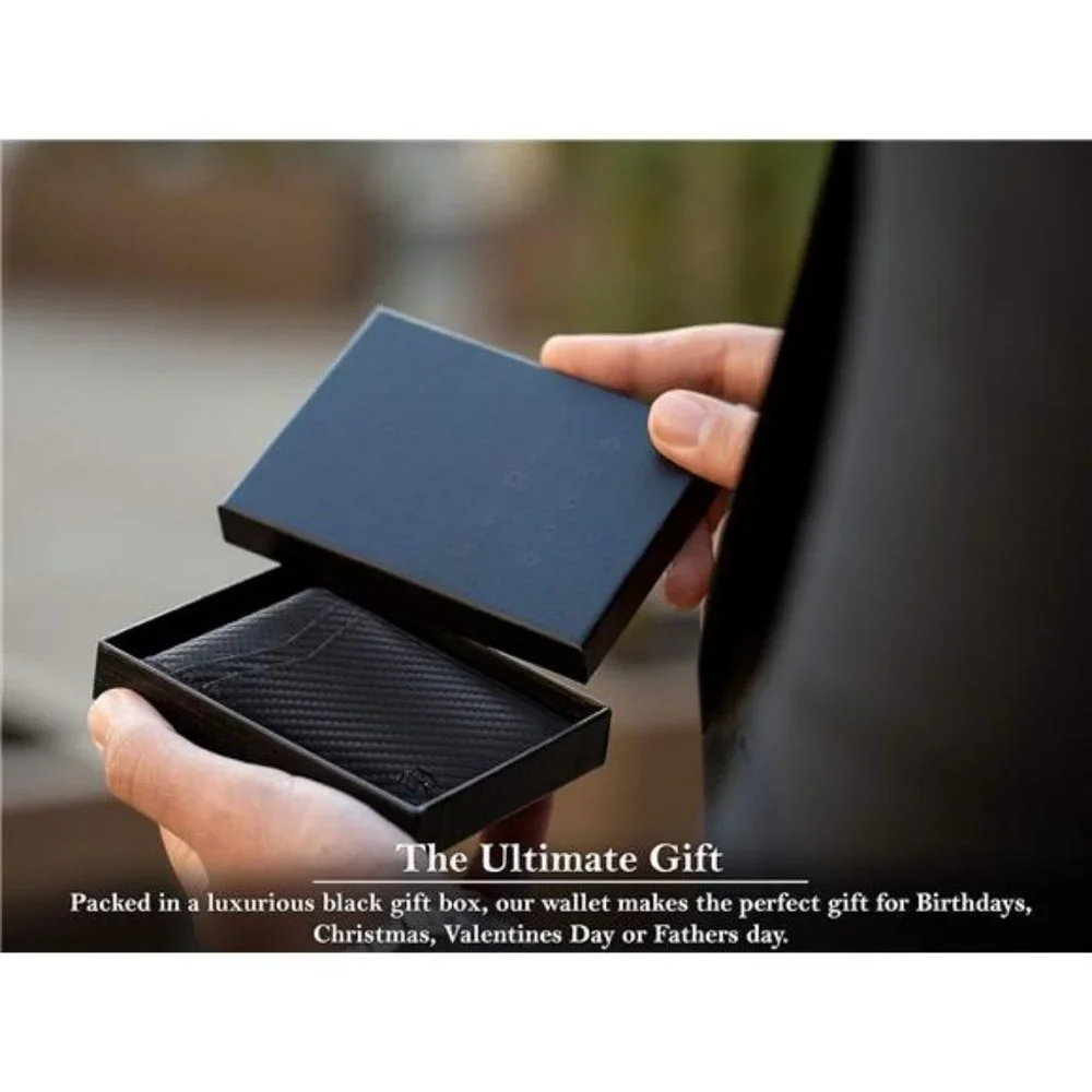 Men's Wallets slim Front Pocket RFID Blocking Card Holder Minimalist Mini Bifold